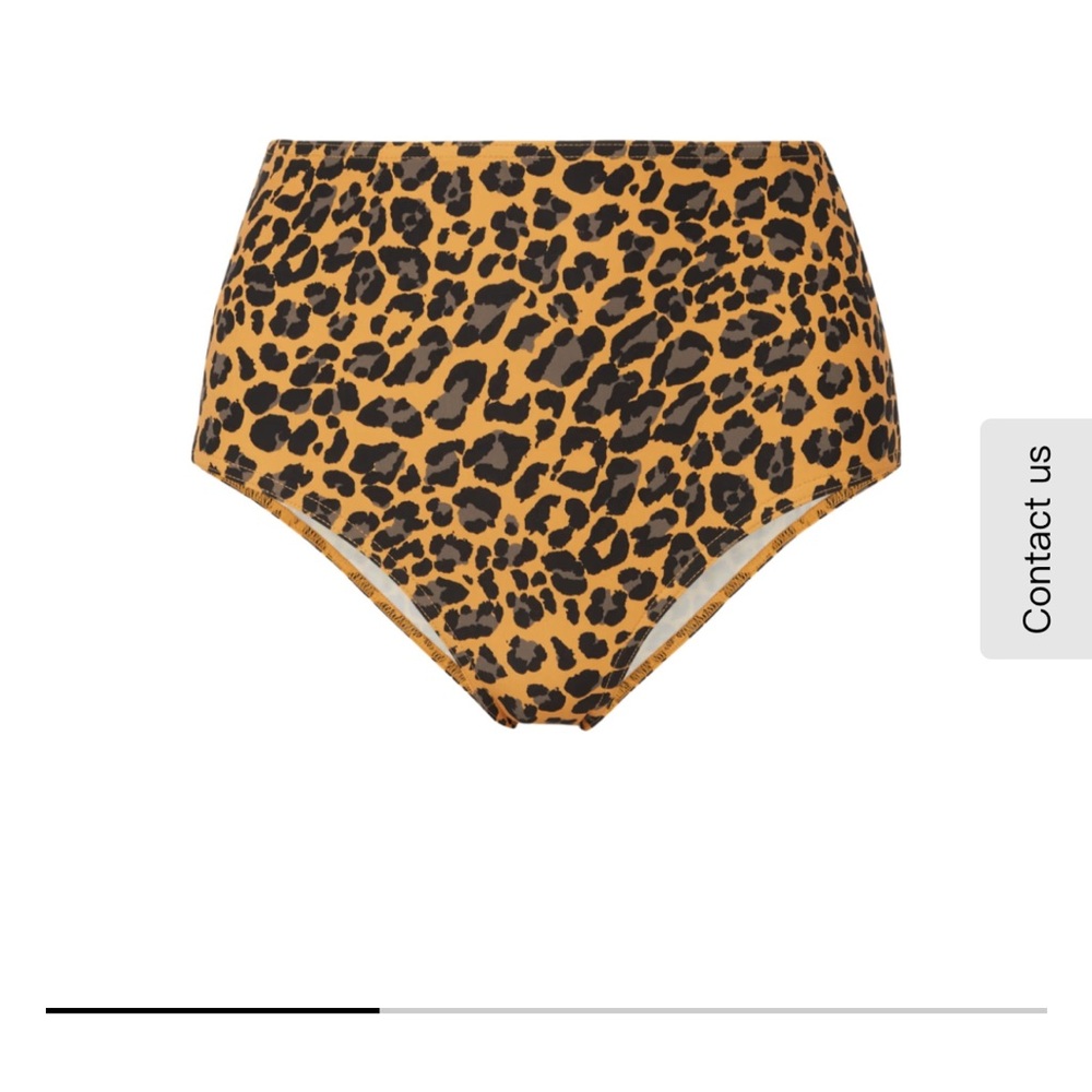 Zimmermann Mustard Leopard Bandeau Bikini Set - Picture 3 of 11